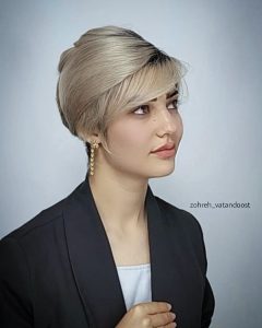 شینیون مو کوتاه