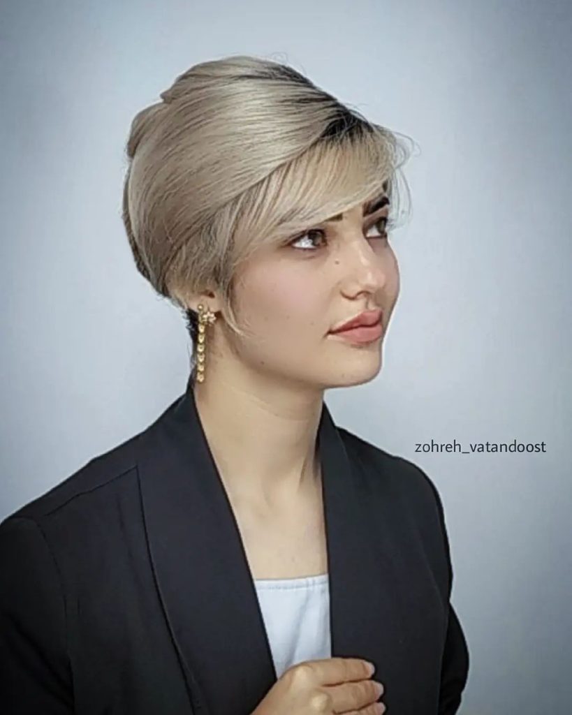 شینیون مو کوتاه